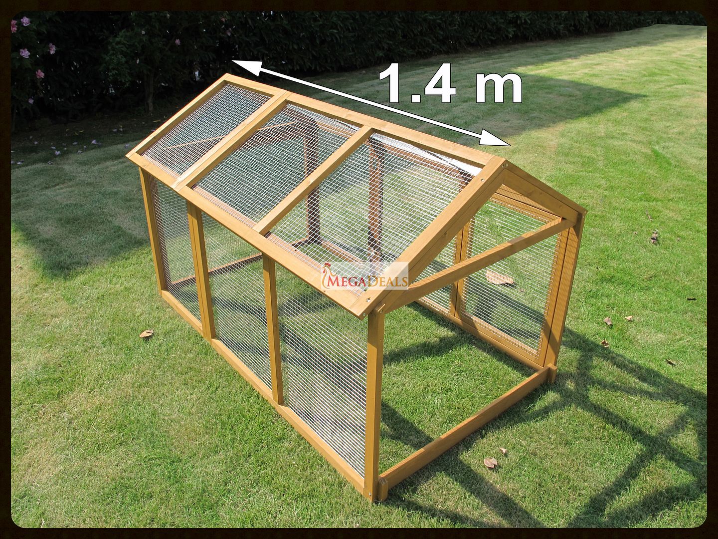 MARLBOROUGH DOUBLE & RUN LARGE DELUXE CHICKEN COOP RABBIT HUTCH NEST